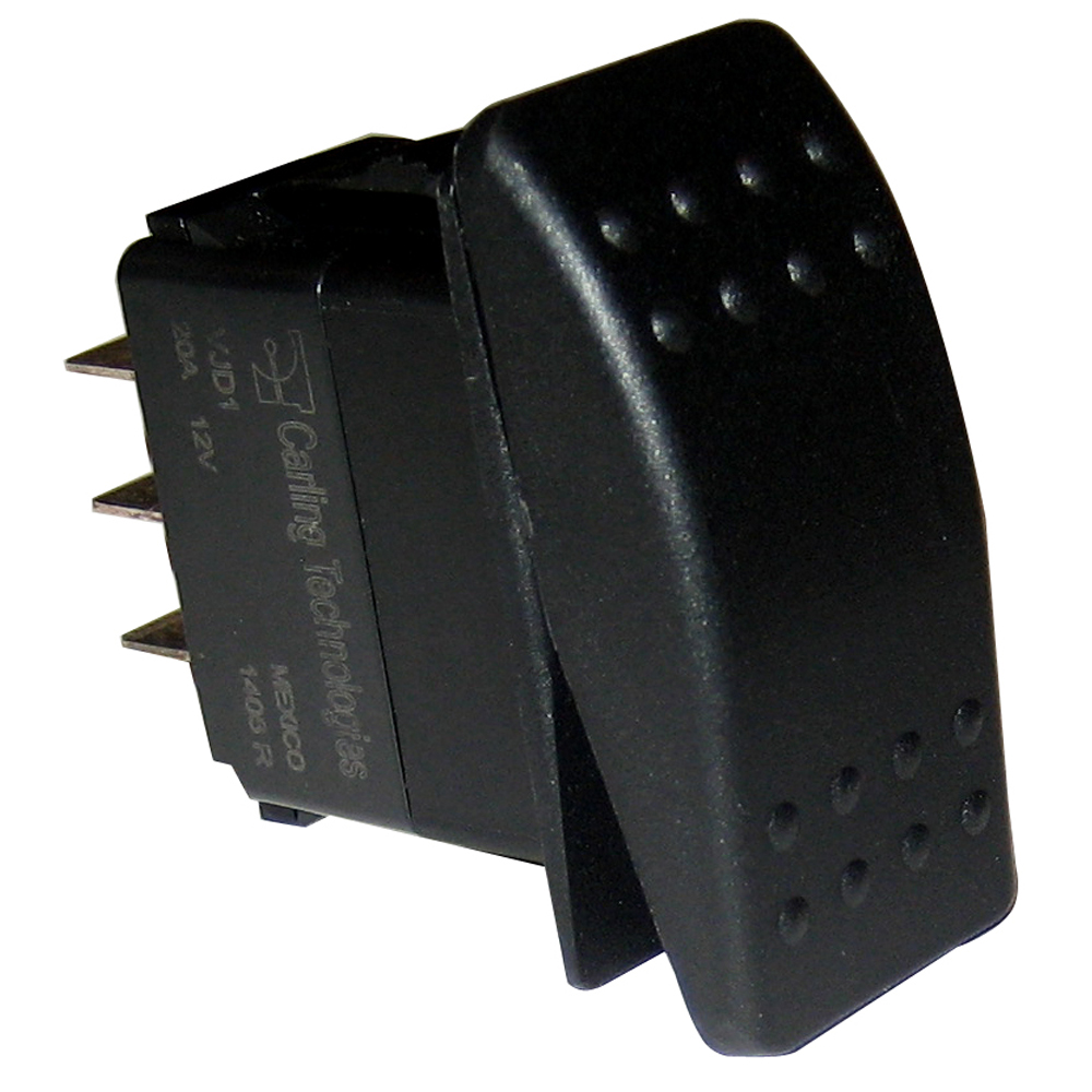 Paneltronics Switch DPDT Black On/Off/On Waterproof Rocker - 001-455