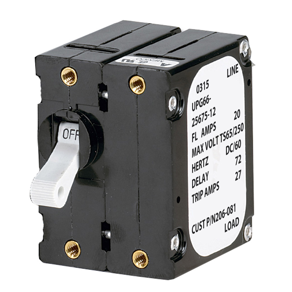 image for Paneltronics ‘A’ Frame Magnetic Circuit Breaker – 5 Amps – Double Pole