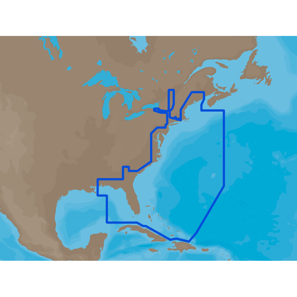 image for C-MAP MAX NA-M022 – U.S. East Coast & The Bahamas – C-Card