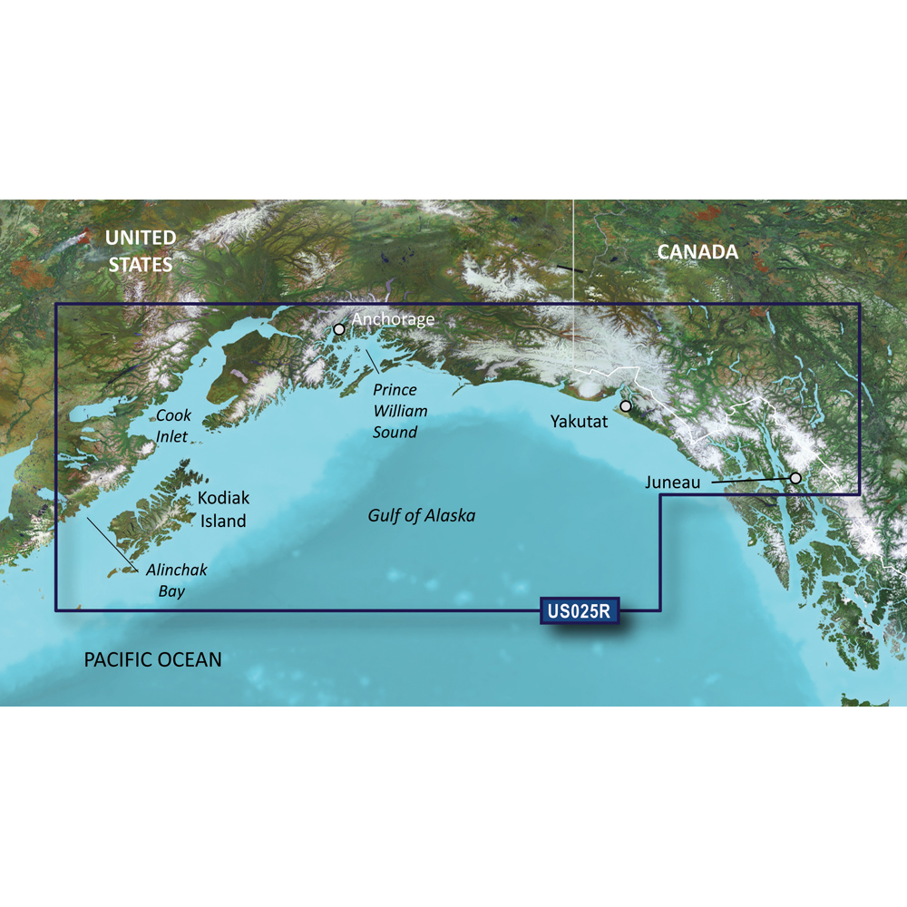 image for Garmin BlueChart® g3 Vision® HD – VUS025R – Anchorage – Juneau – microSD™/SD™