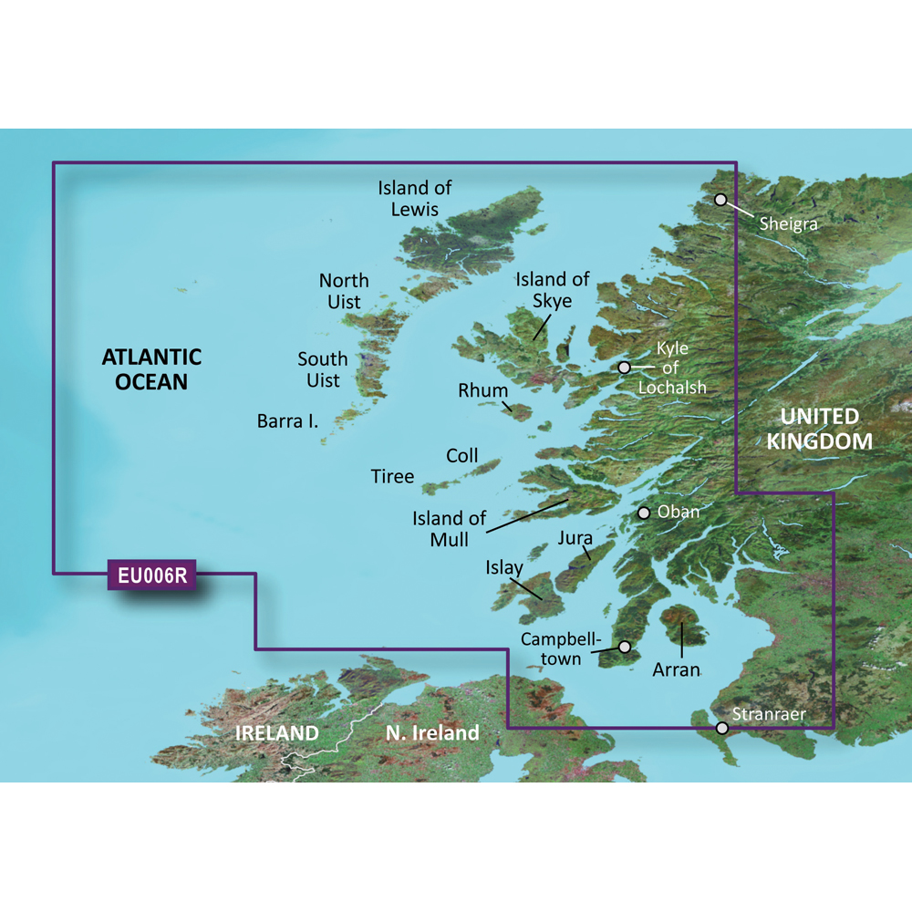 Garmin BlueChart&reg; g3 Vision&reg; HD - VEU006R - Scotland, West Coast - microSD&trade;/SD&trade; CD-30734