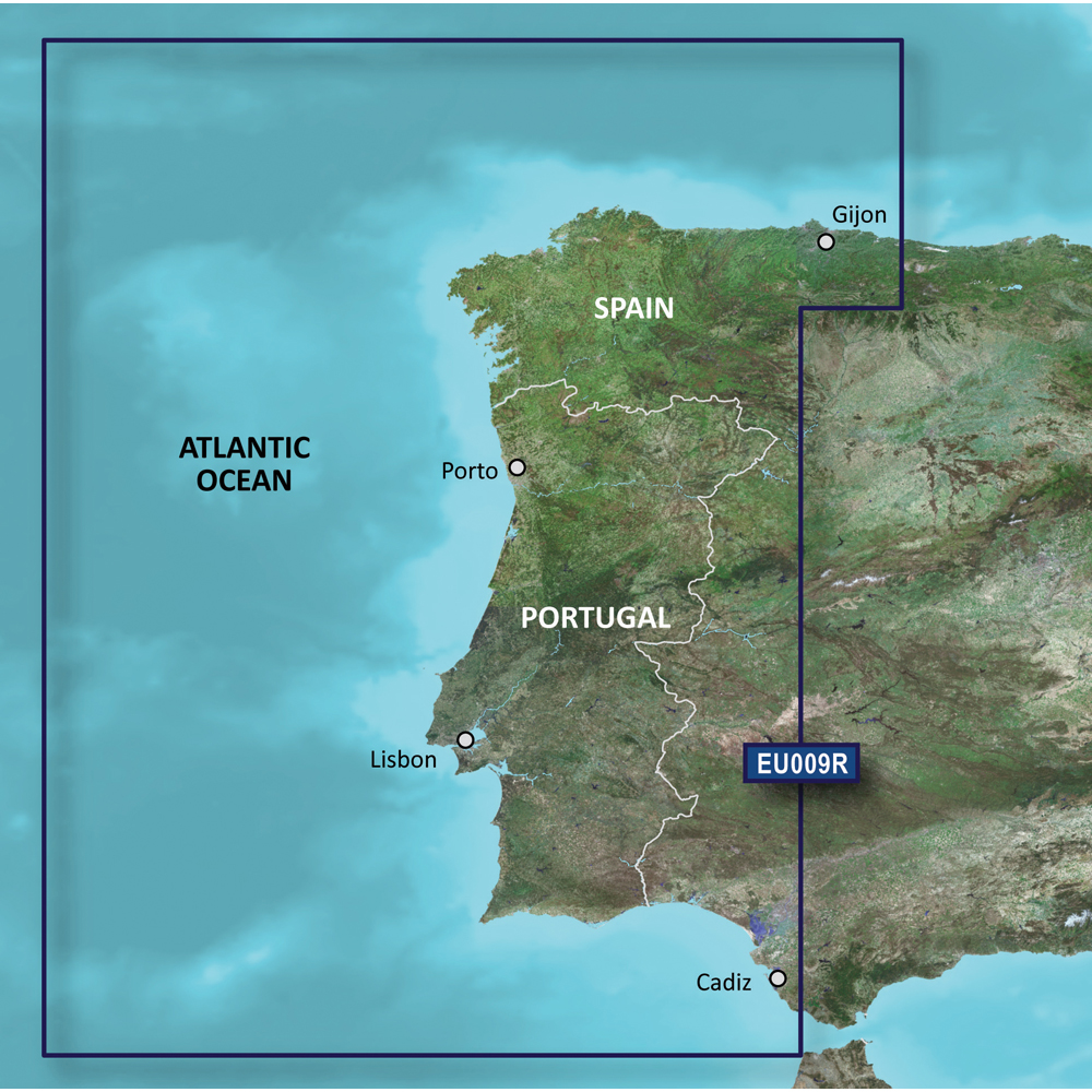 Garmin BlueChart&reg; g3 Vision&reg; HD - VEU009R - Portugal &amp; NW Spain - microSD&trade;/SD&trade; CD-30736