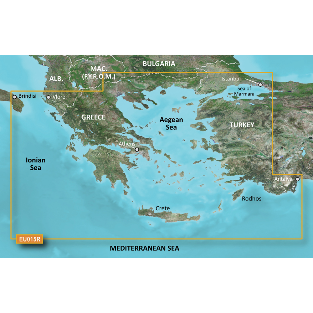 Garmin BlueChart&reg; g3 Vision&reg; HD - VEU015R - Aegean Sea &amp; Sea of Marmara - microSD&trade;/SD&trade; CD-30742