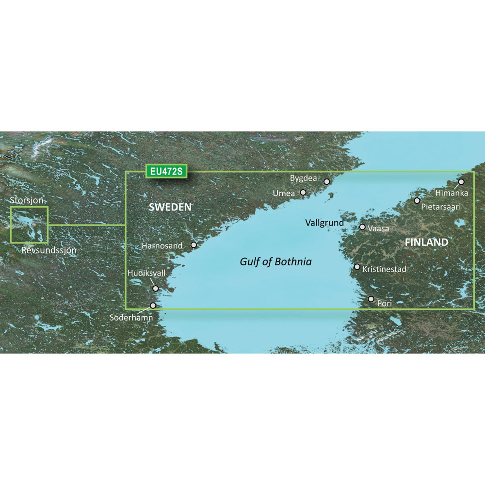 image for Garmin BlueChart® g3 Vision® HD – VEU472S – Gulf of Bothnia, Center – microSD™/SD™