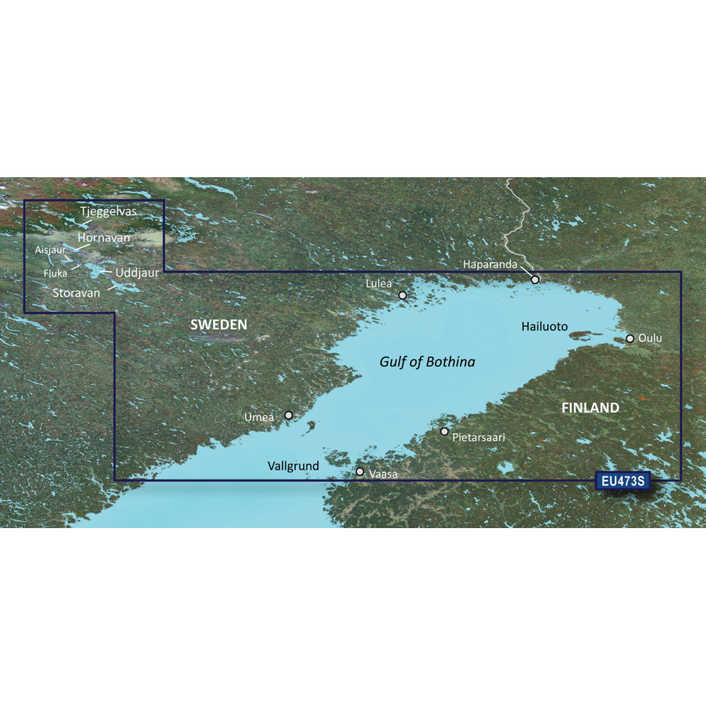 image for Garmin BlueChart® g3 Vision® HD – VEU473S – Gulf of Bothnia, North – microSD™/SD™