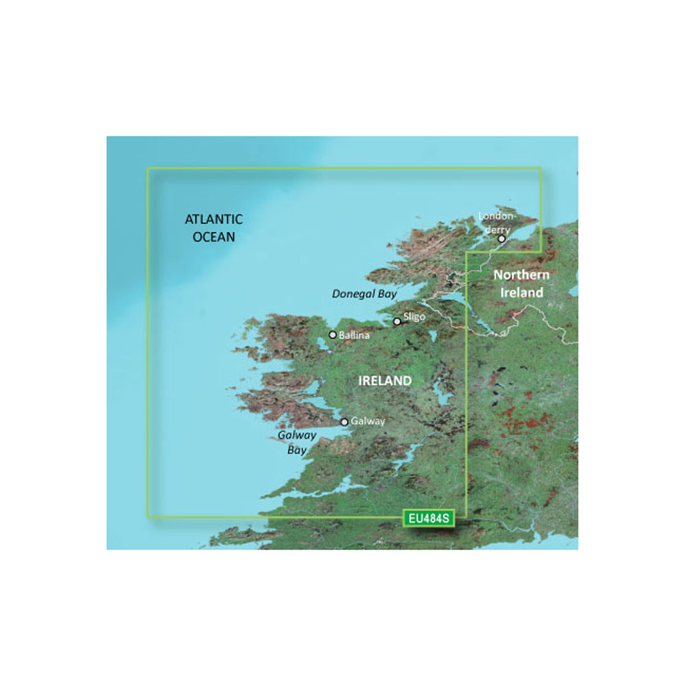 image for Garmin BlueChart® g3 Vision® HD – VEU484S – Ireland North-West – microSD™/SD™