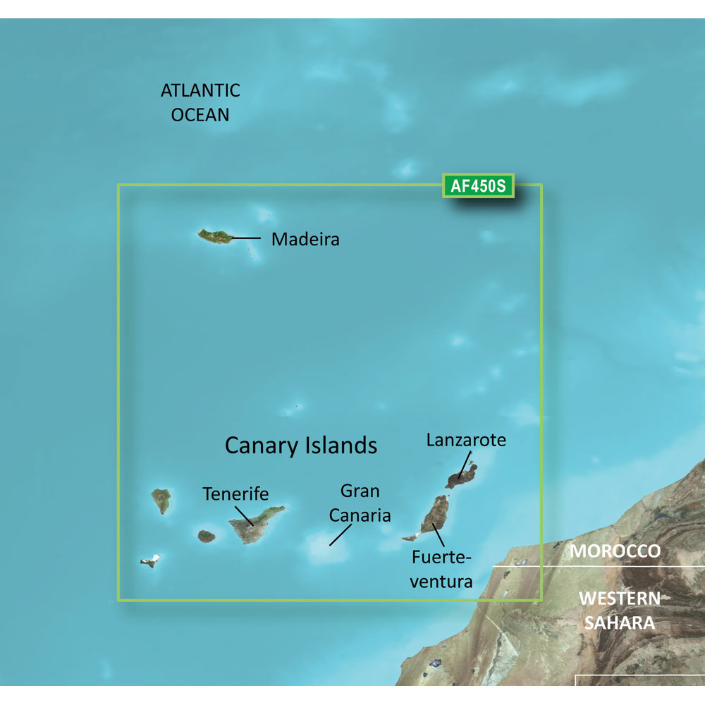 image for Garmin BlueChart® g3 Vision® HD – VAF450S – Madeira & Canary Islands – microSD™/SD™