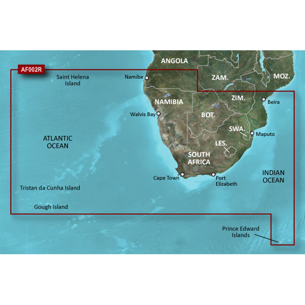 image for Garmin BlueChart® g3 Vision® HD – VAF002R – South Africa – microSD™/SD™