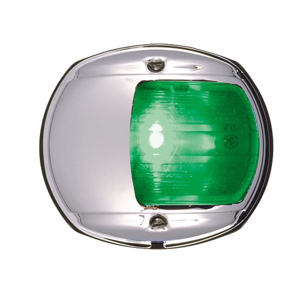 image for Perko LED Side Light – Green – 12V – Chrome Plated Housing
