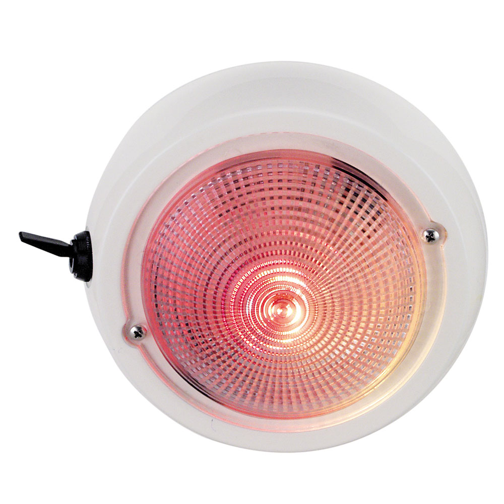 Perko Dome Light w/Red & White Bulbs CD-33111