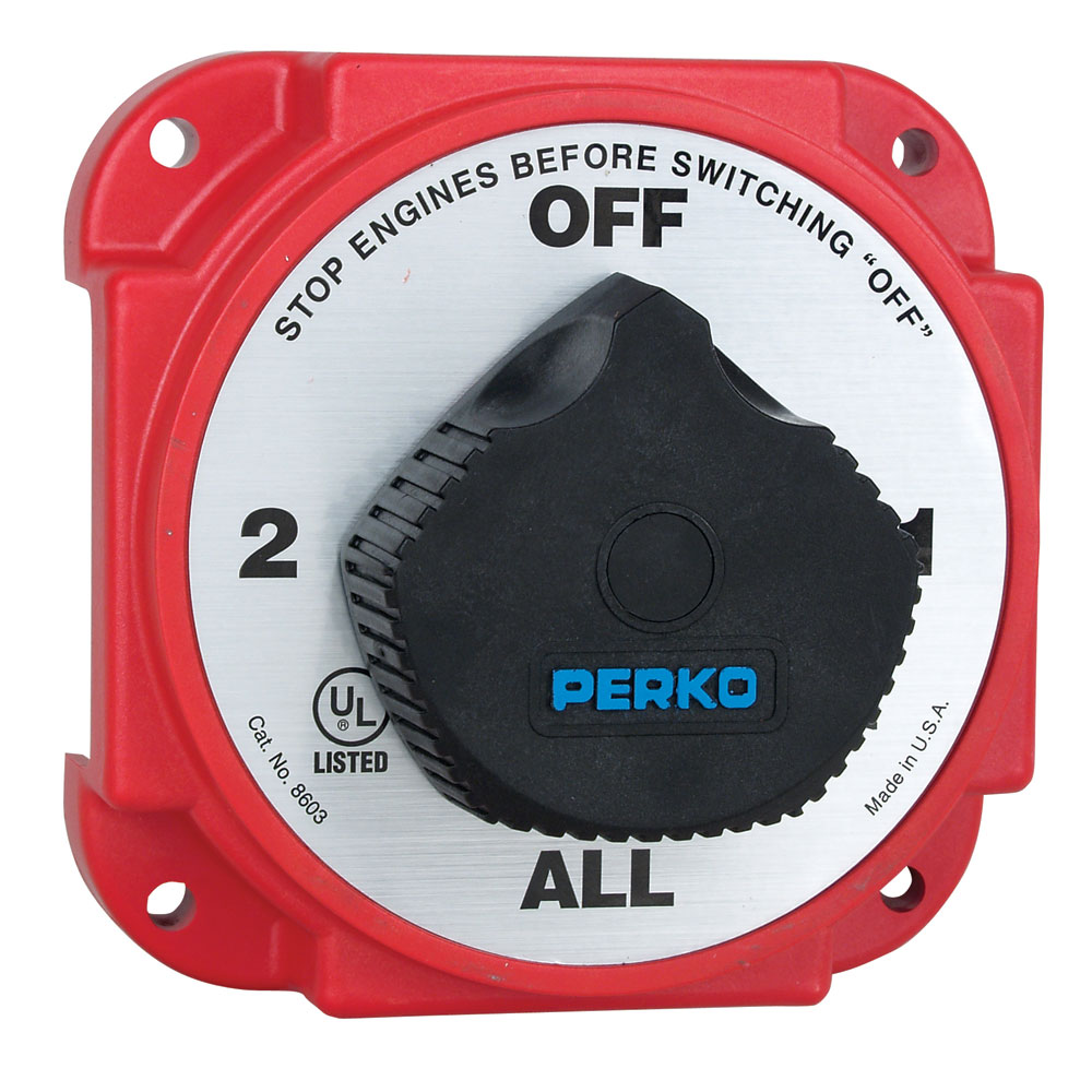 image for Perko Heavy Duty Battery Selector Switch w/Alternator Field Disconnect