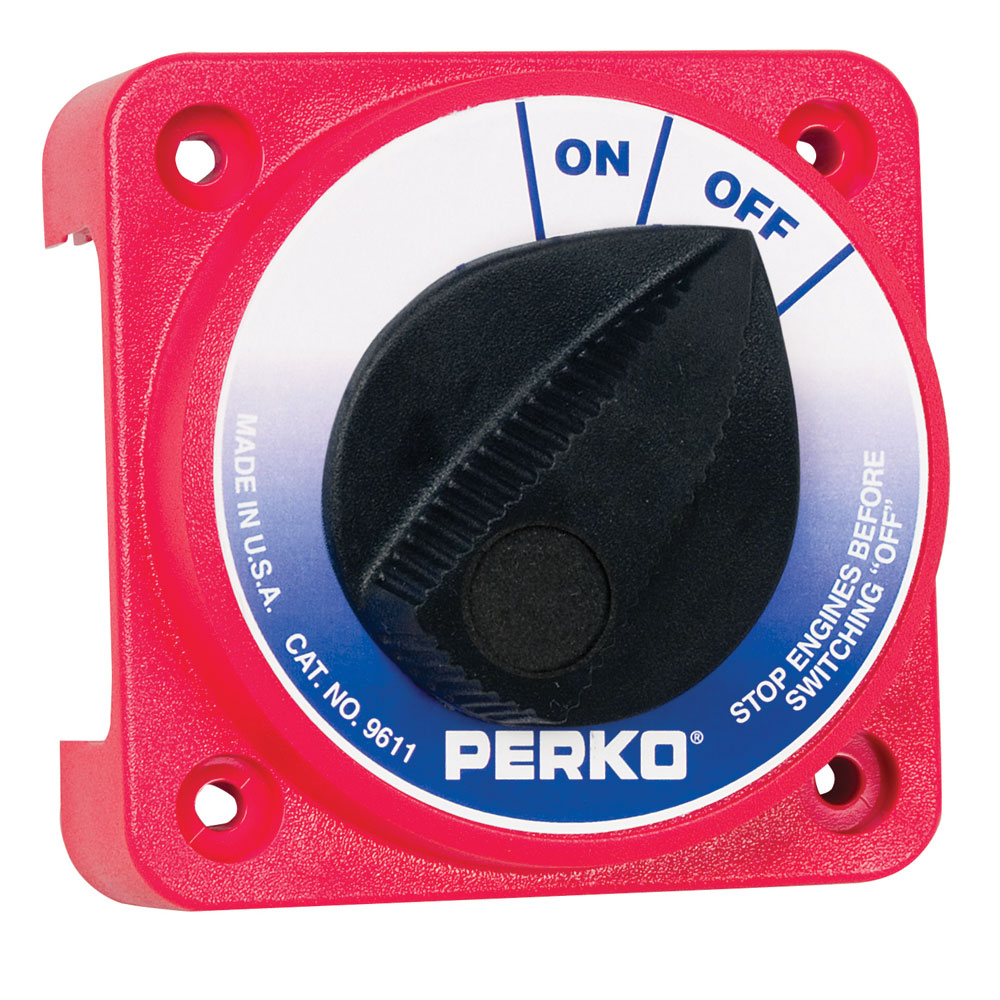 image for Perko 9611DP Compact Medium Duty Main Battery Disconnect Switch