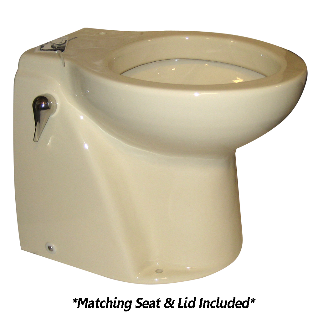 image for Raritan Atlantes Freedom® w/Vortex-Vac – Household Style – Bone – Remote Intake Pump – Smart Toilet Control – 12v