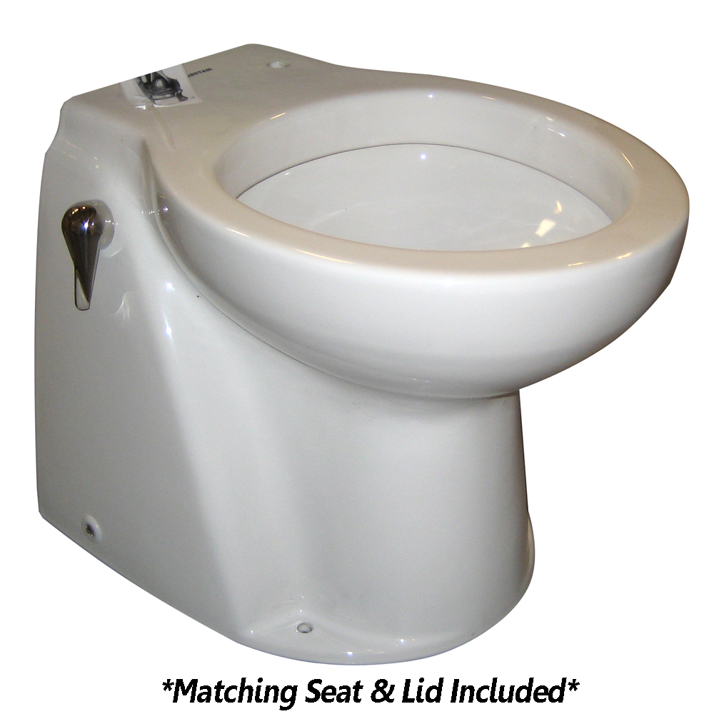 Raritan Atlantes Freedom Toilet - Household Style - White - Freshwater Solenoid - 12V - AVHWF01203