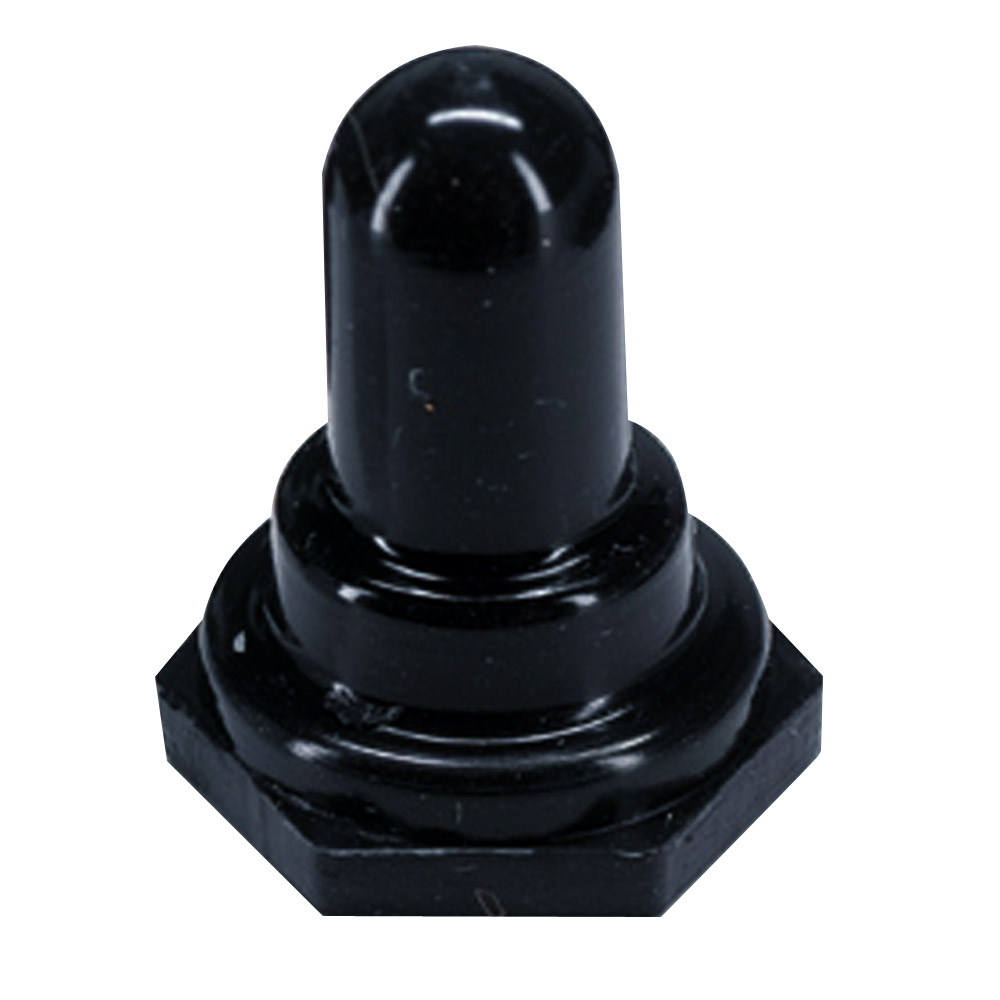 image for Paneltronics Toggle Switch Boot – 5/8″ Hex Nut – Black