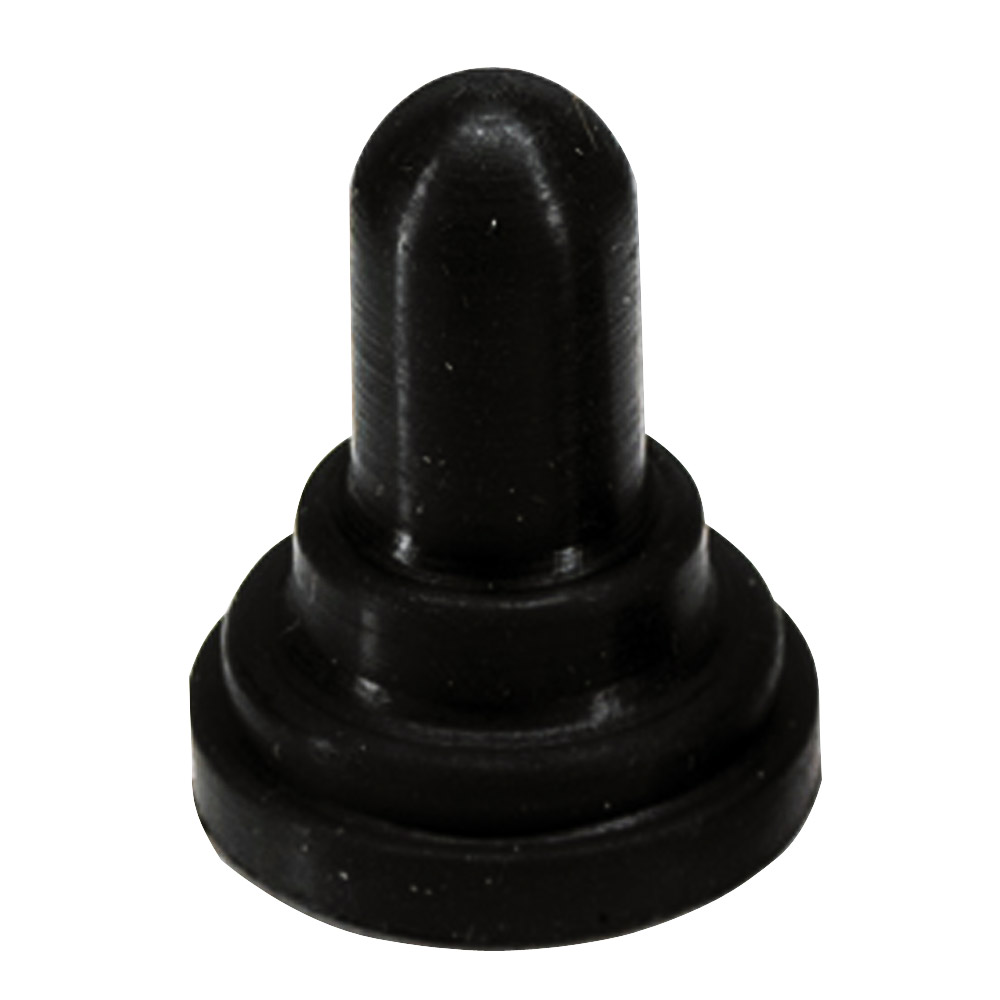 image for Paneltronics Toggle Switch Boot – 23/32″ Round Nut – Black f/Toggle Switch