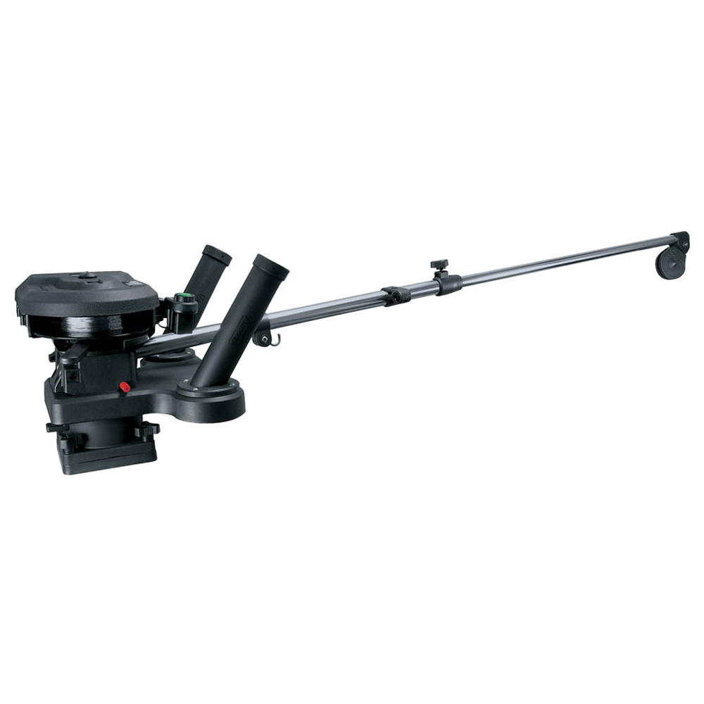 image for Scotty 1116 Propack 60″ Telescoping Electric Downrigger w/ Dual Rod Holders and Swivel Base