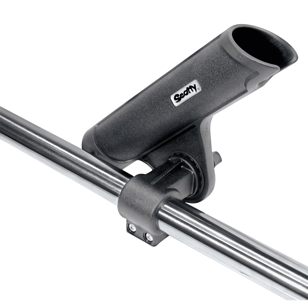 image for Scotty 358 Rodmaster II Downrigger Boom Rod Holder f/ Clamp on style 1 1/4″