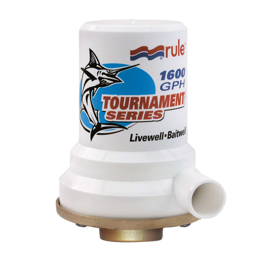 image for Rule Tournament Series Bronze Base 1600 GPH Livewell Pump