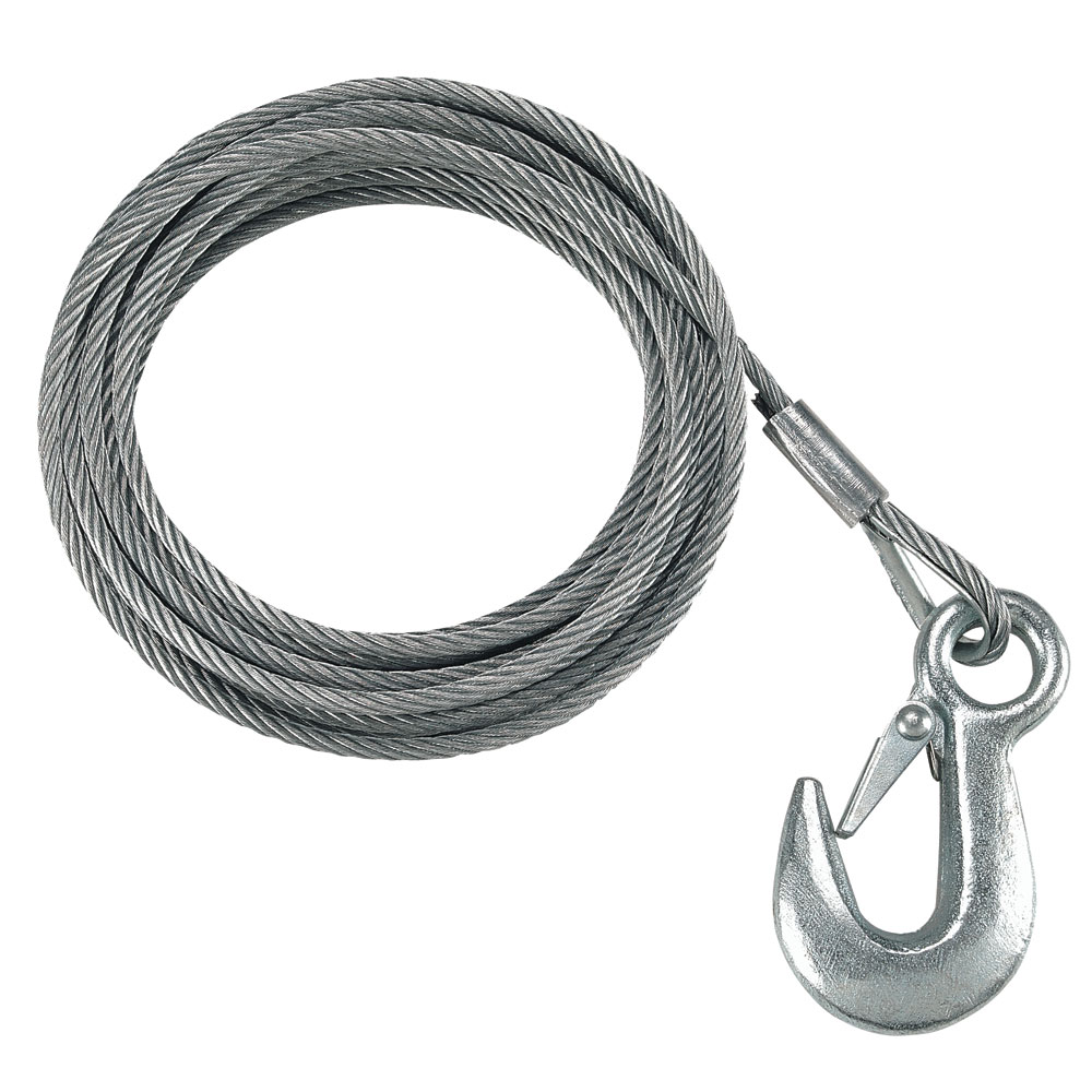 image for Fulton 3/16″ x 25′ Galvanized Winch Cable – 4,200 lbs. Breaking Strength