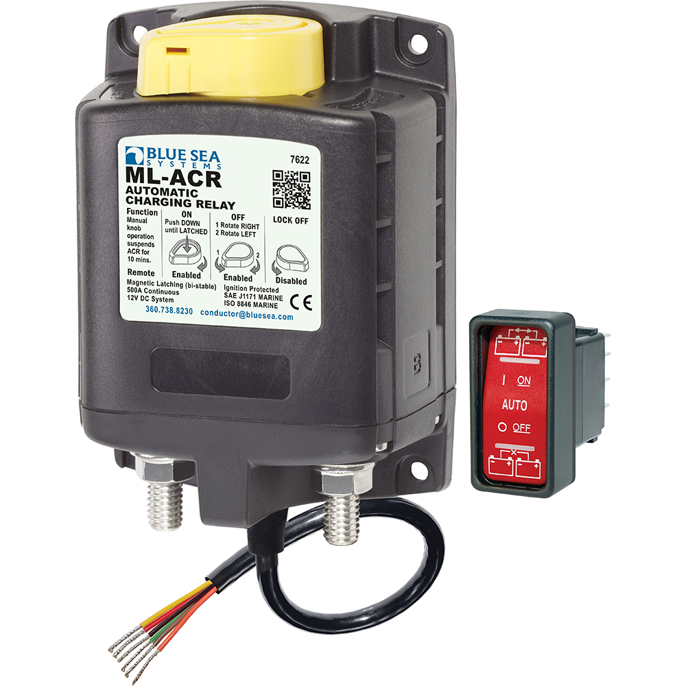 image for Blue Sea 7622 ML-Series Heavy Duty Automatic Charging Relay