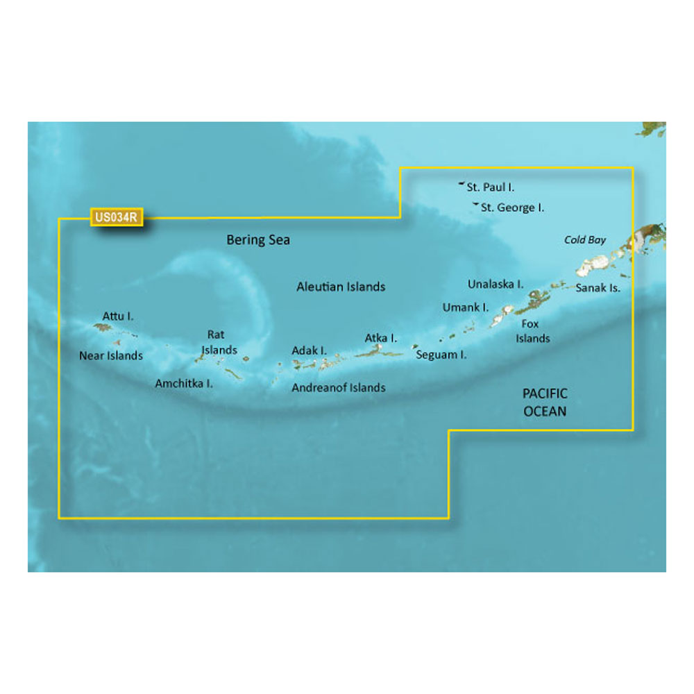 image for Garmin BlueChart® g3 Vision® HD – VUS034R – Aleutian Islands – microSD™/SD™