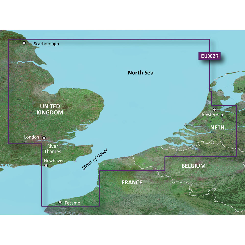 image for Garmin BlueChart® g3 HD – HXEU002R – Dover to Amsterdam & England Southeast – microSD™/SD™