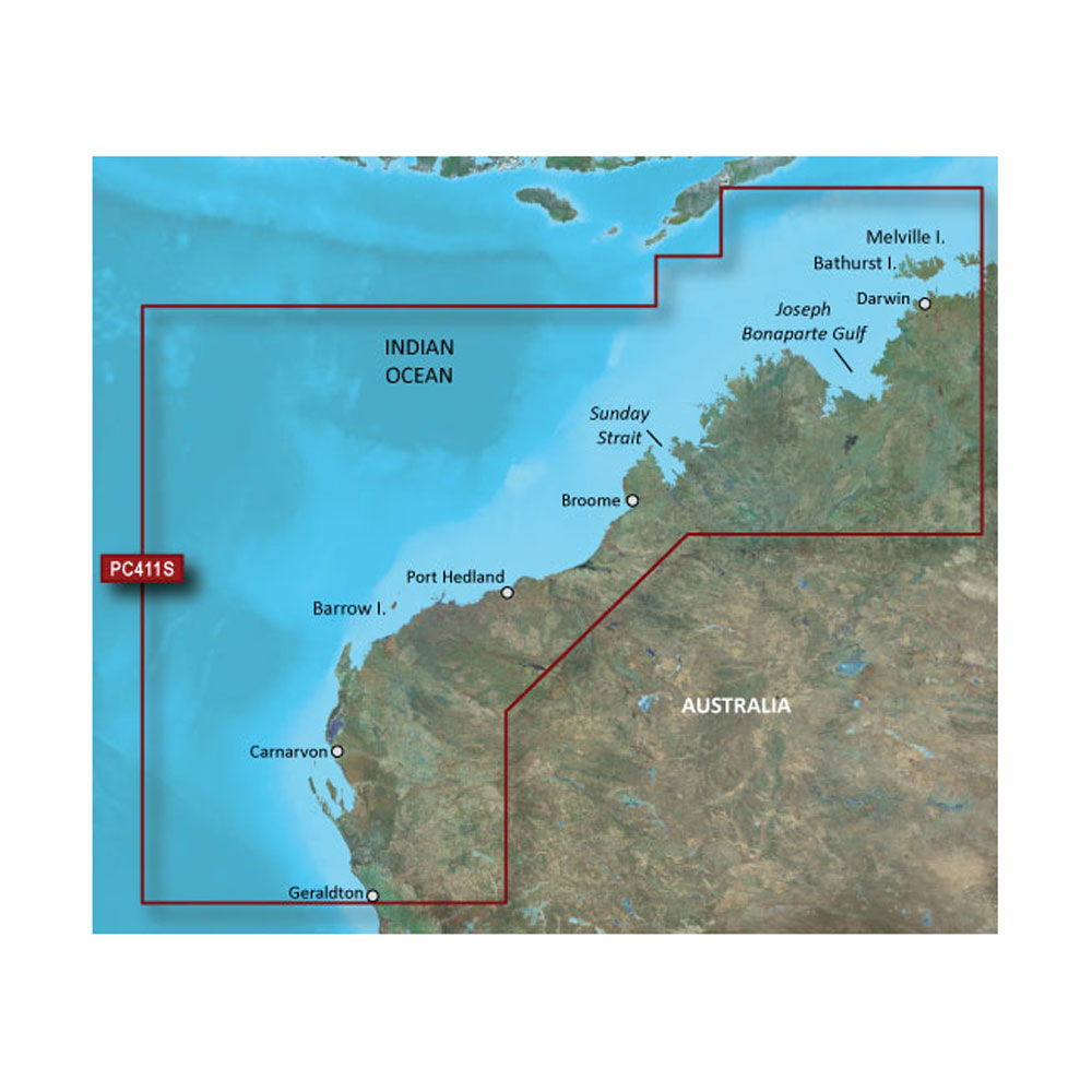 Garmin BlueChart&reg; g2 HD - HXPC411S - Geraldton To Darwin - microSD&trade;/SD&trade; CD-35760