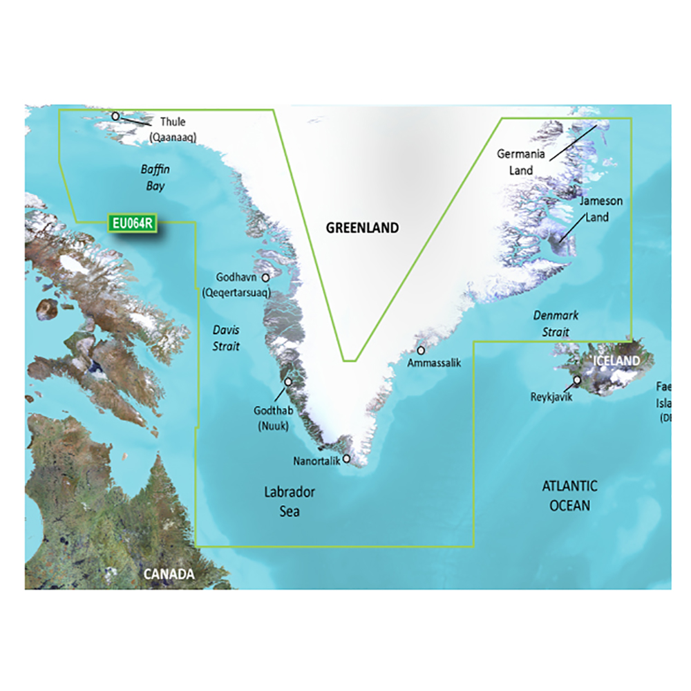image for Garmin BlueChart® g3 Vision® HD – VEU064R – Greenland – microSD™/SD™