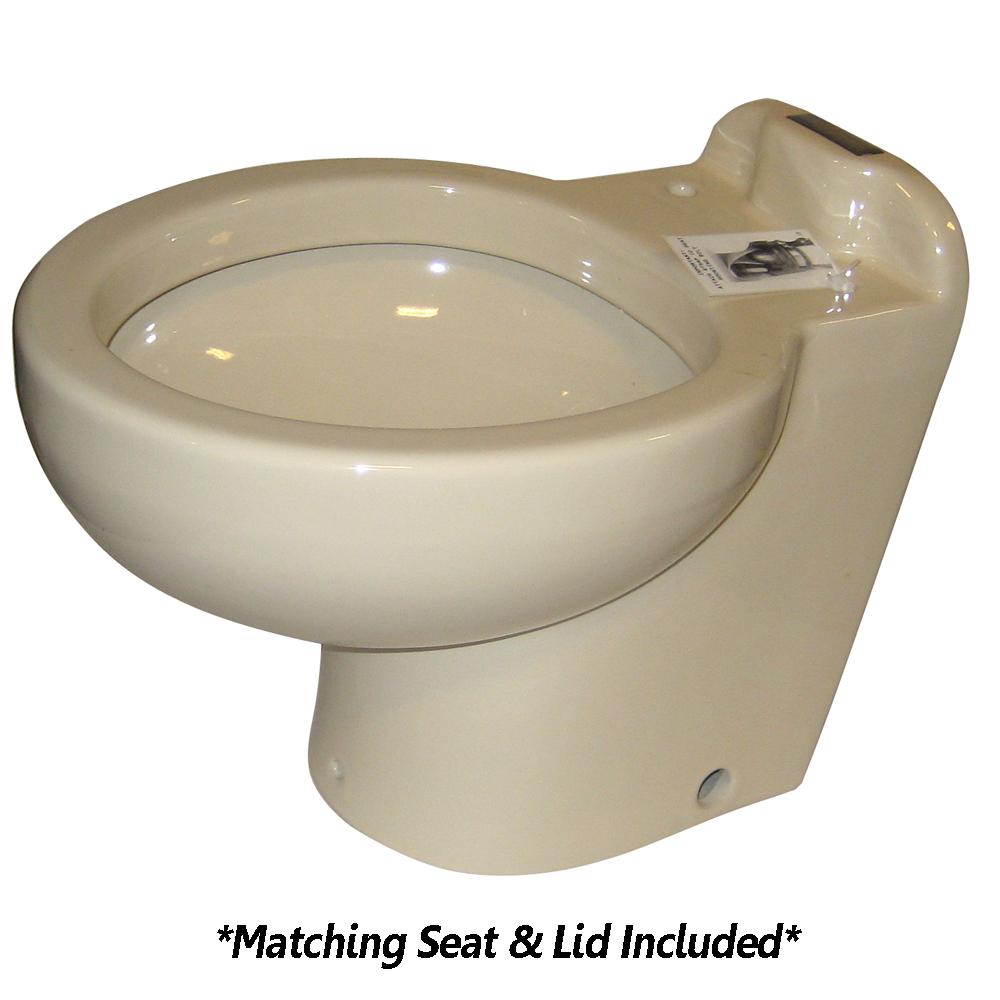 image for Raritan Marine Elegance – Household Style – Bone – Fresh or Saltwater – Smart Toilet Control – 12v