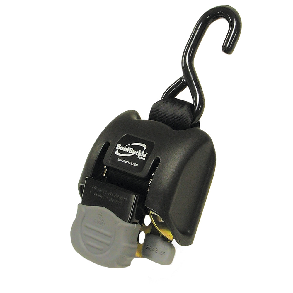 BoatBuckle G2 Retractable Transom Tie-Down - 2&quot;-43&quot; - Pair CD-35894