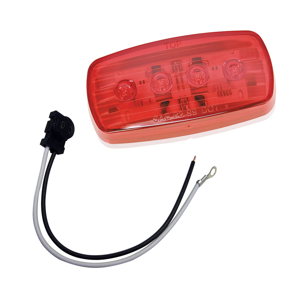 image for Wesbar LED Clearance/Side Marker Light – Red #58 w/Pigtail