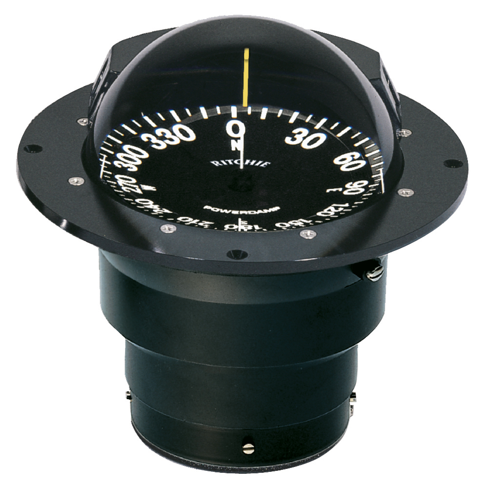 Ritchie FB-500 Globemaster Compass - Flush Mount - Black - 12V - 5 Degree Card CD-36547