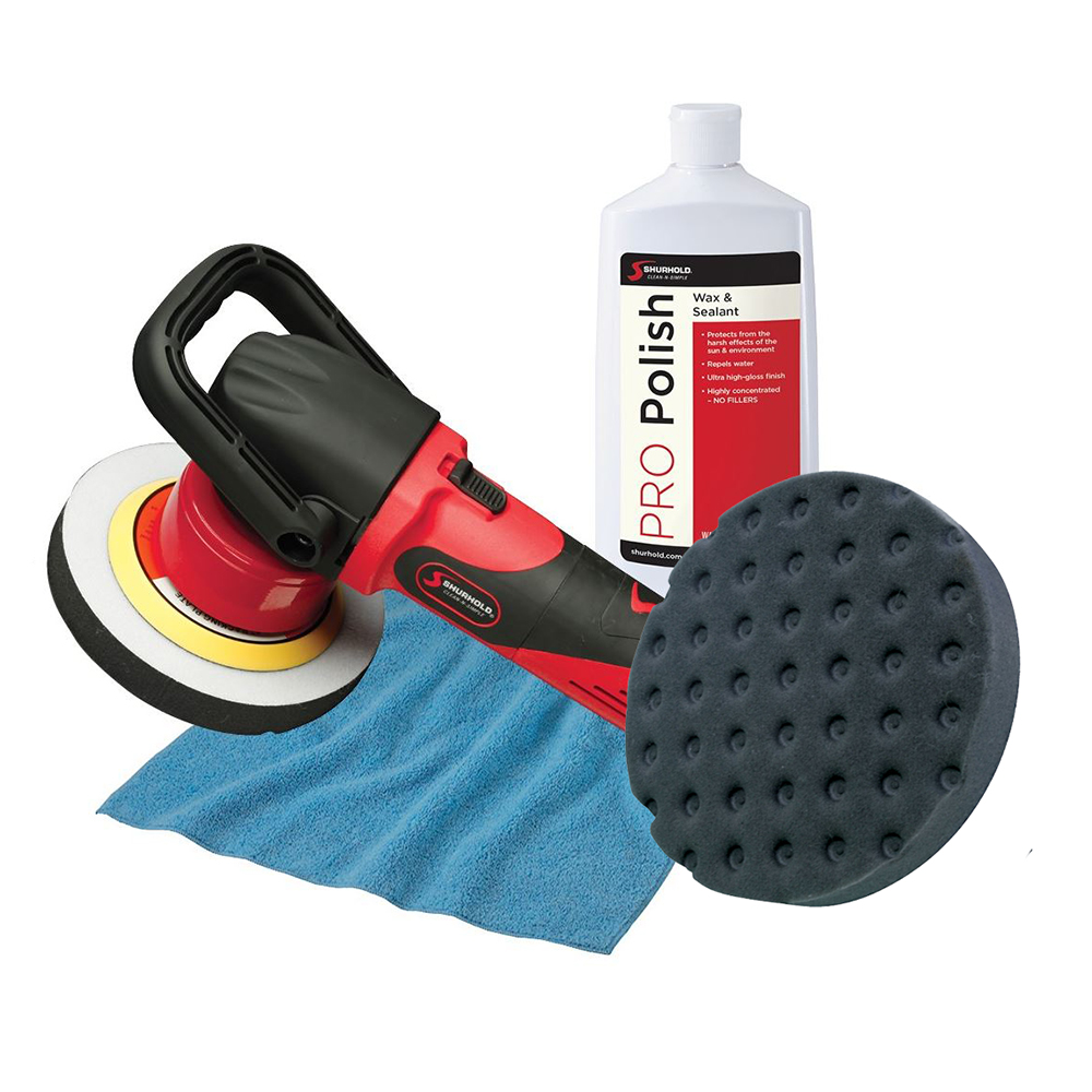 image for Shurhold Dual Action Polisher Start Kit w/Pro Polish, Pad & MicroFiber Towel
