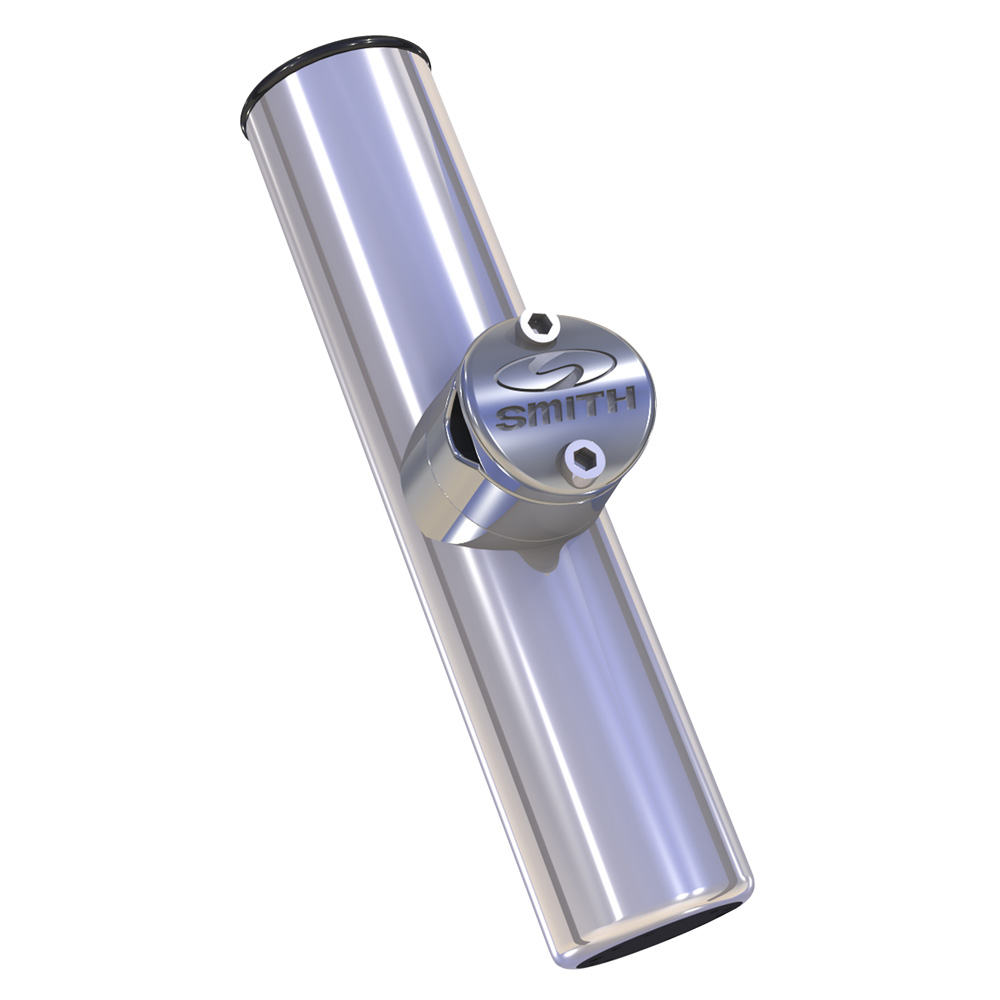 C.E. Smith Adjustable ClampOn Rod Holder w/Black PVC Liner