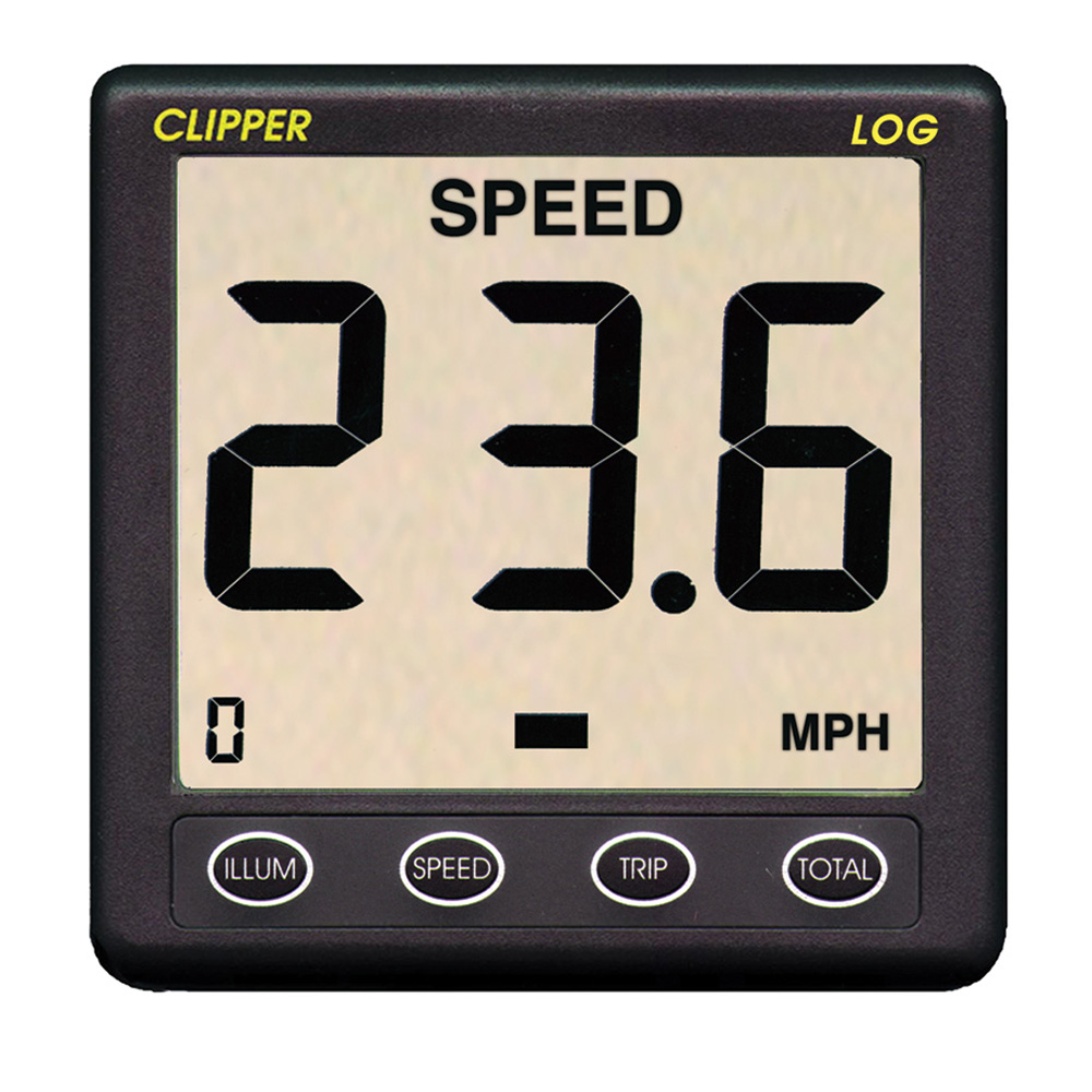 image for Clipper Speed Log Instrument w/Transducer & Cover