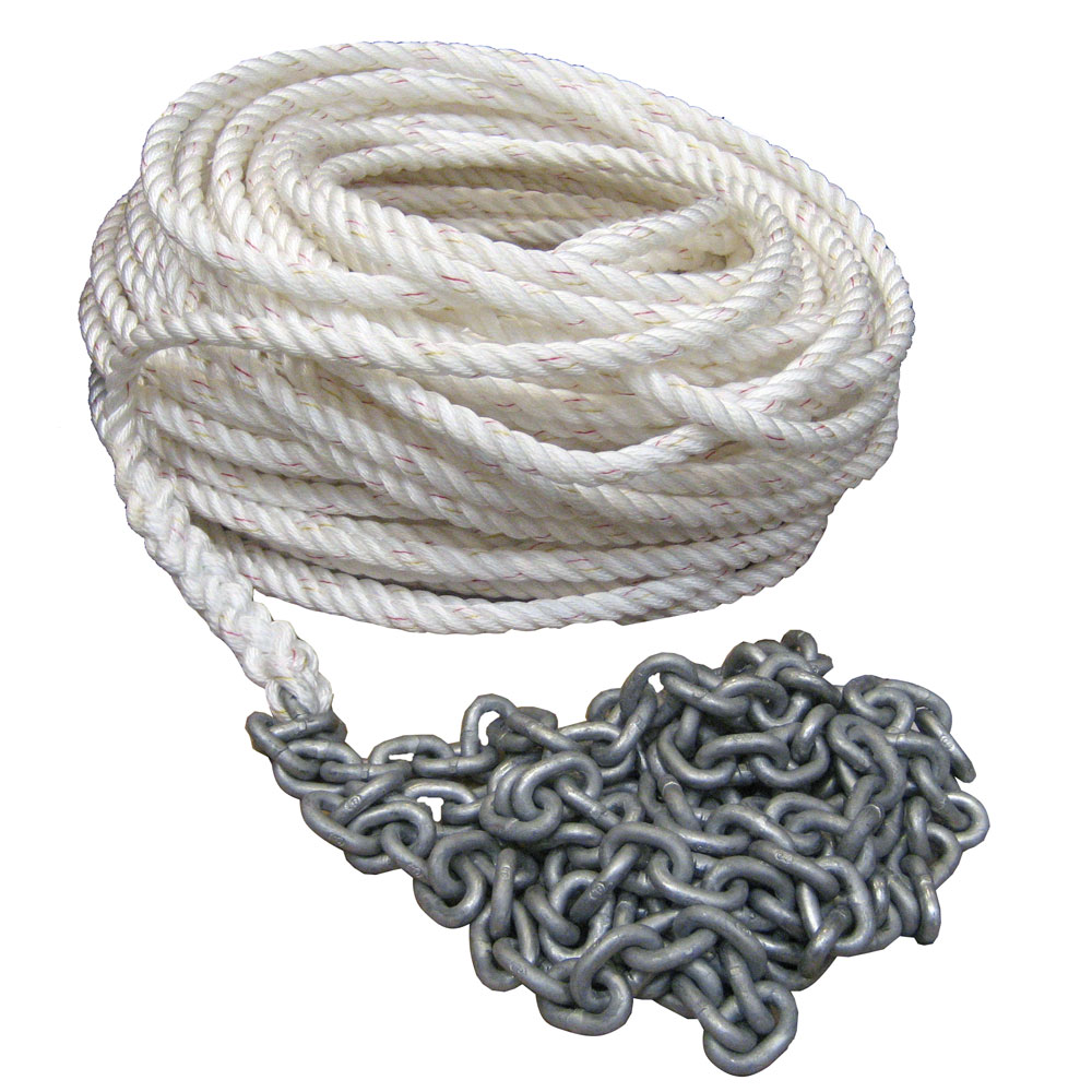 image for Powerwinch 200′ of 1/2″ Rope 15’of 1/4″ HT Chain Rode
