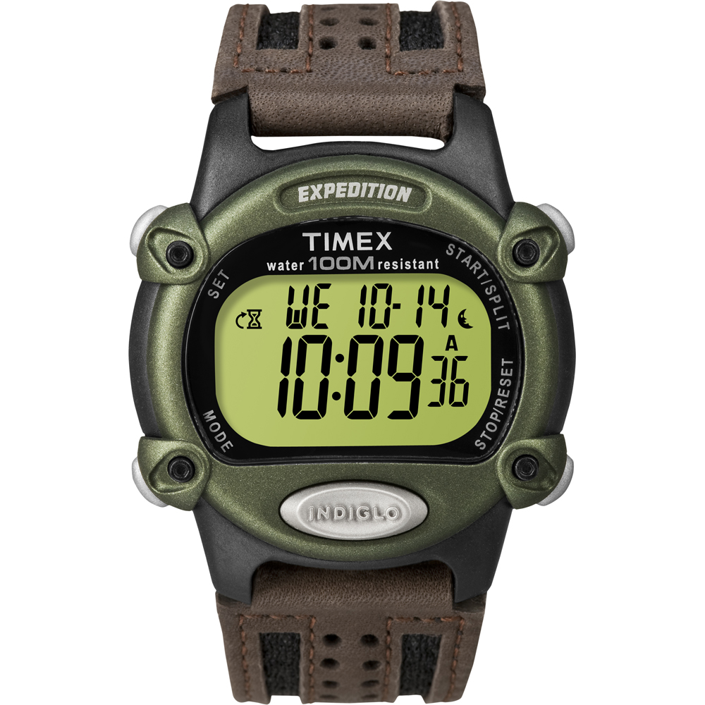 Timex Expedition&reg; Men&#39;s Chrono Alarm Timer - Green/Black/Brown CD-38198