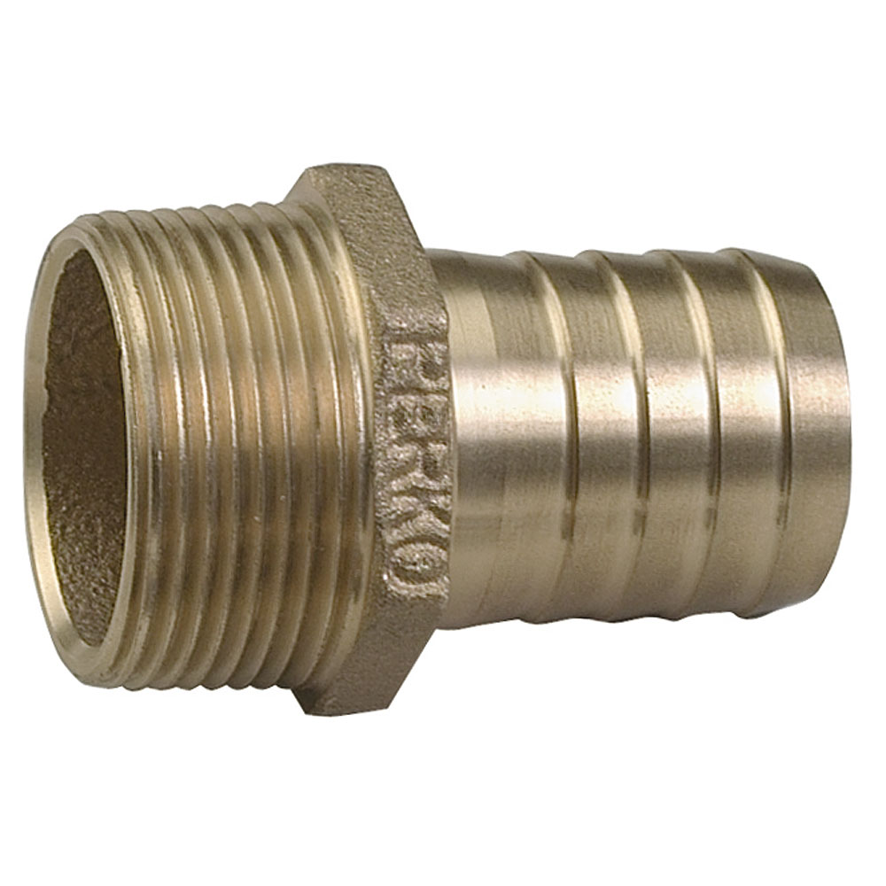 Perko 1-1/2 Pipe To Hose Adapter Straight Bronze MADE IN THE USA CD-39156