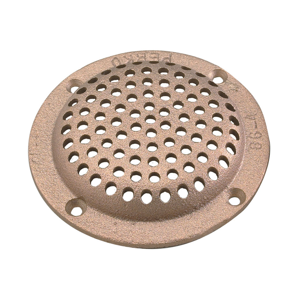 Perko 3-1/2&quot; Round Bronze Strainer MADE IN THE USA CD-39161