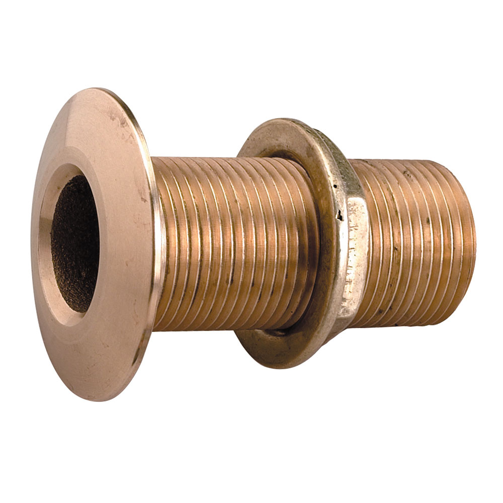 image for Perko 1-1/4″ Thru-Hull Fitting w/Pipe Thread Bronze MADE IN THE USA