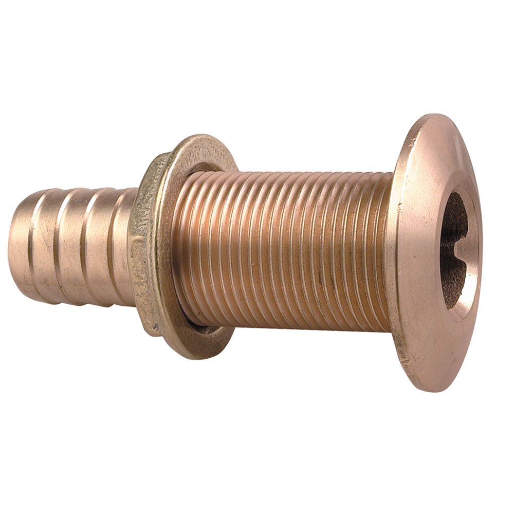 Perko 5/8&quot; Thru-Hull Fitting f/ Hose Bronze MADE IN THE USA CD-39180