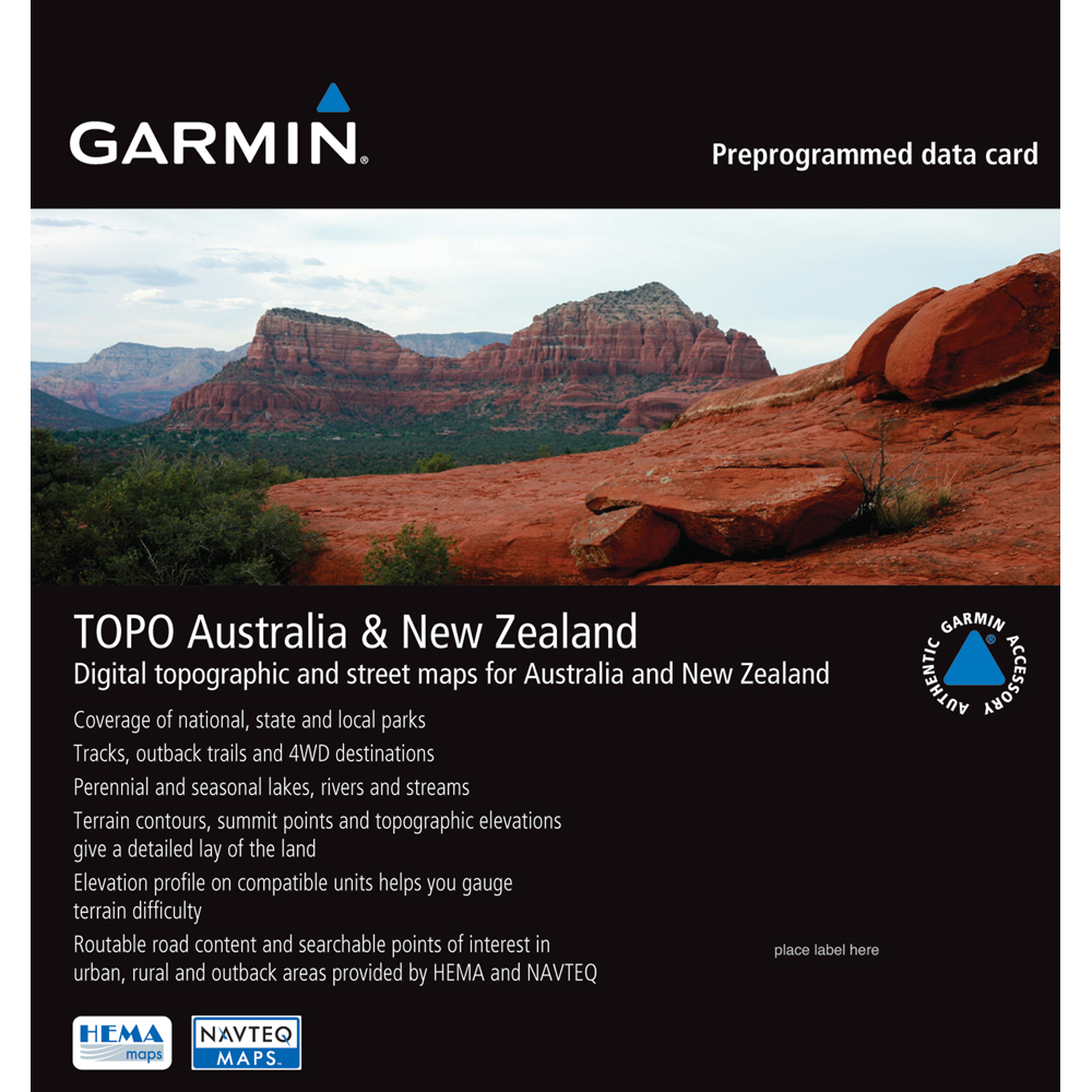 Garmin TOPO - Australia & New Zealand - microSD&trade;/SD&trade; CD-40048