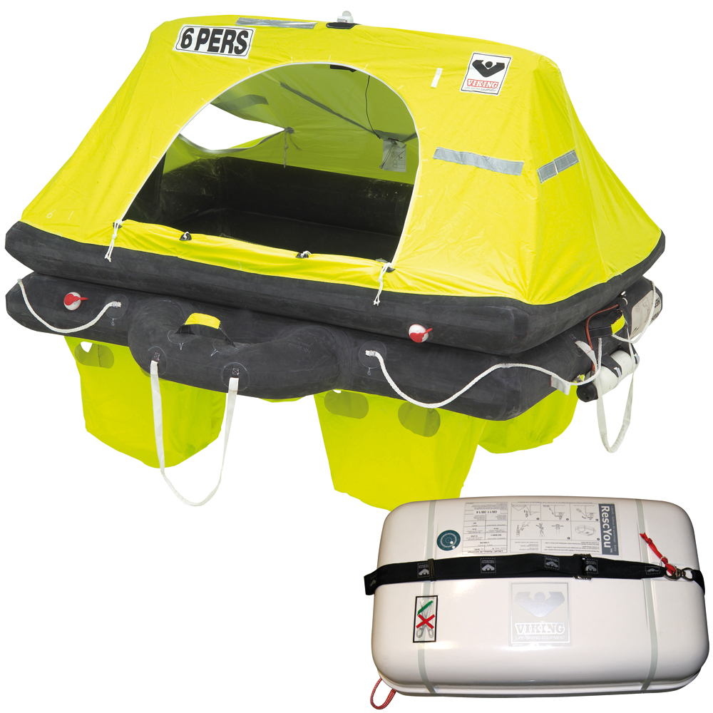 image for VIKING RescYou Liferaft 6 Person Container Offshore Pack