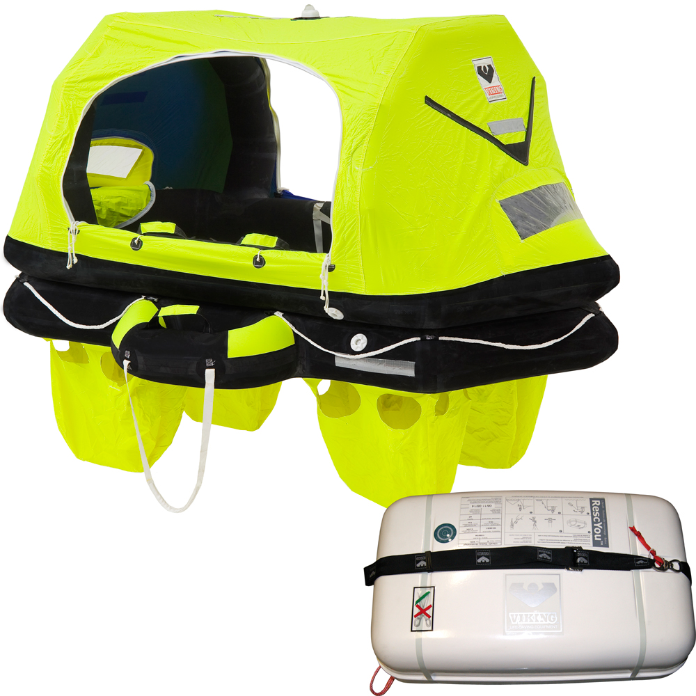 image for VIKING RescYou Pro Liferaft 4 Person Container Offshore Pack