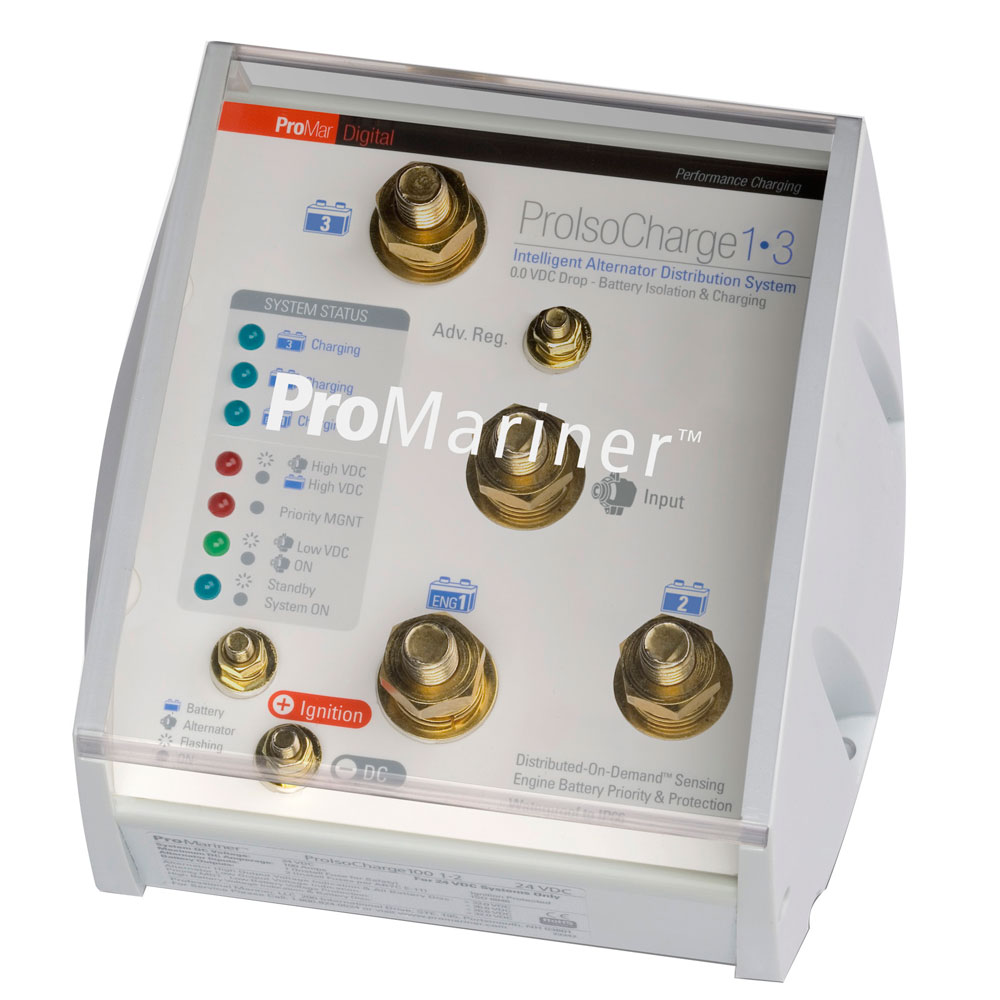 ProMariner ProIsoCharge Battery Isolator 120Amp 1-Alt 3-Bat - 12V CD-41452