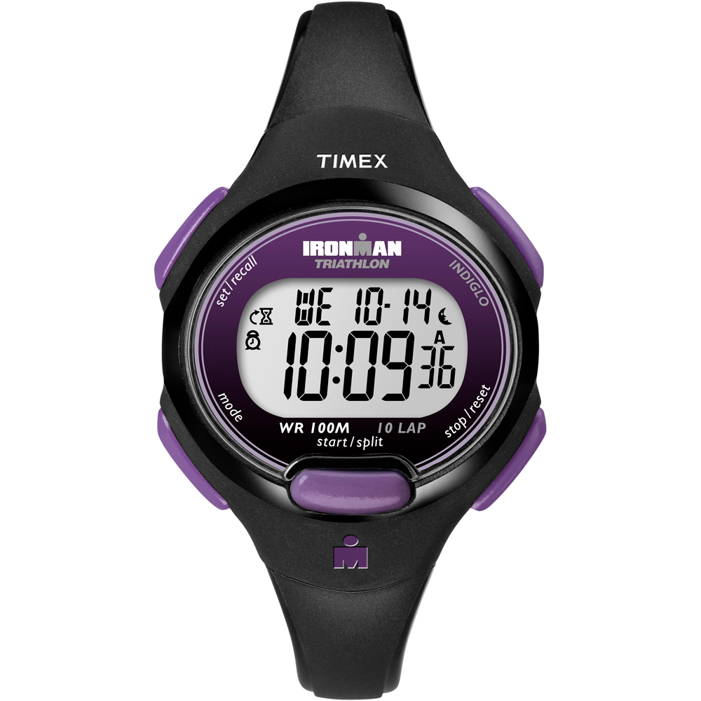 Timex IRONMAN&reg; 10-Lap Watch - Mid-Size - Purple/Black CD-42573