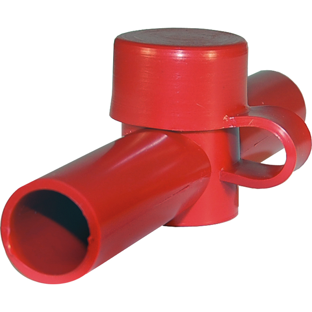 Blue Sea 4003 Cable Cap Dual Entry - Red CD-42728