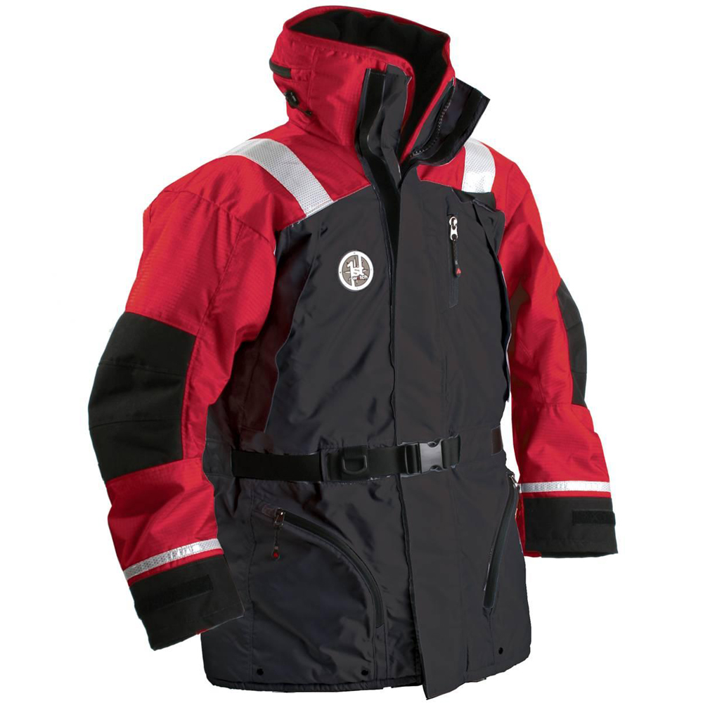 First Watch AC-1100 Flotation Coat - Red/Black - Small - AC-1100-RB-S