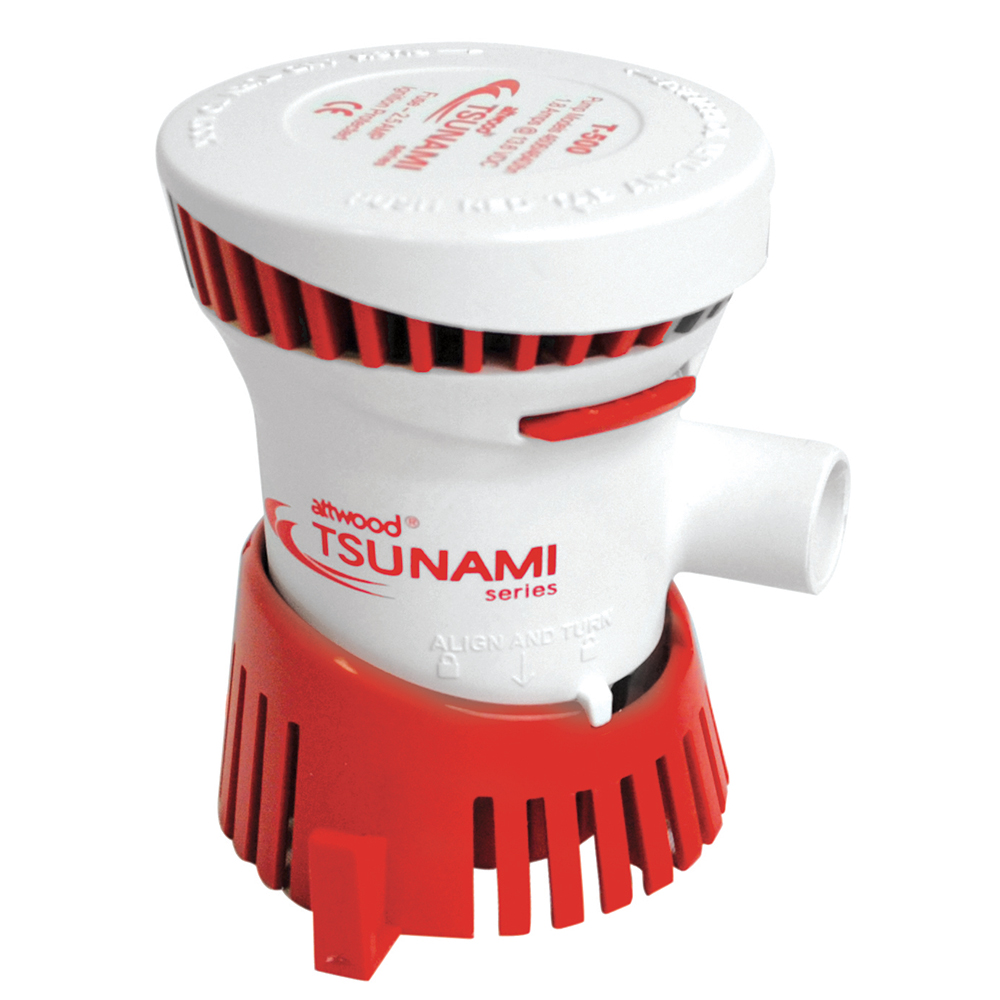 Attwood Tsunami Bilge Pump T500 - 12V - 500 GPH CD-43907